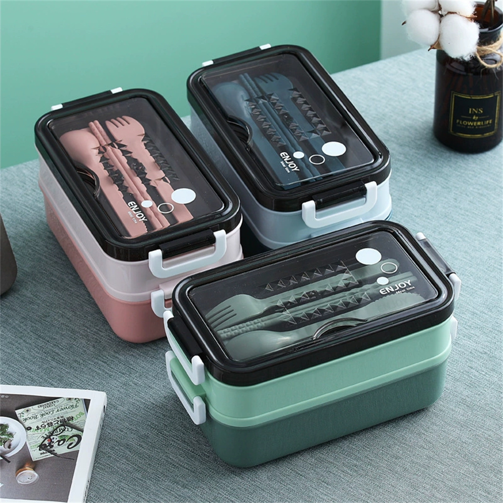 Double-layer Lunch Box 1pc Por - Food Storage Vault avis et prix