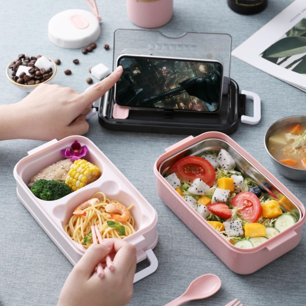 Double-layer Lunch Box 1pc Por - Food Storage Vault avis et prix