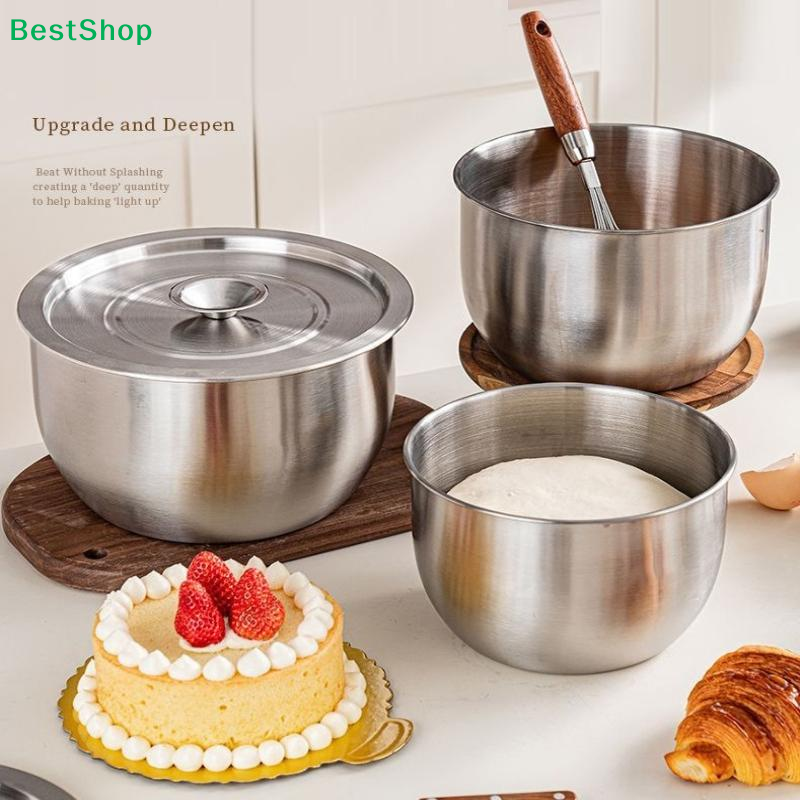 ♪Deepened Stainless Steel Mixi - Food Storage Bowls avis et prix