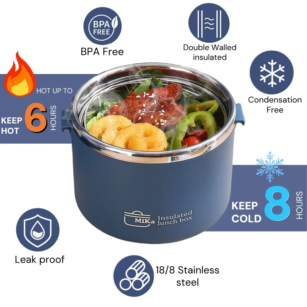 Stainless Thermal Insulation B - Food Storage Metal Box avis et prix
