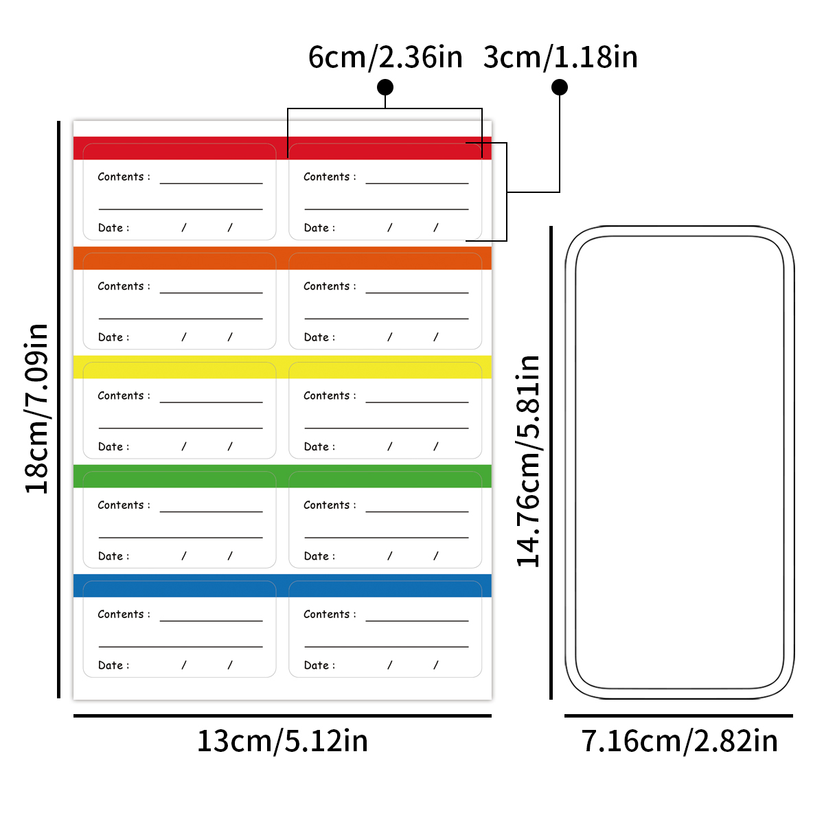 10 Sheets/Pack Freezer Labels  - Food Storage Labels avis et prix