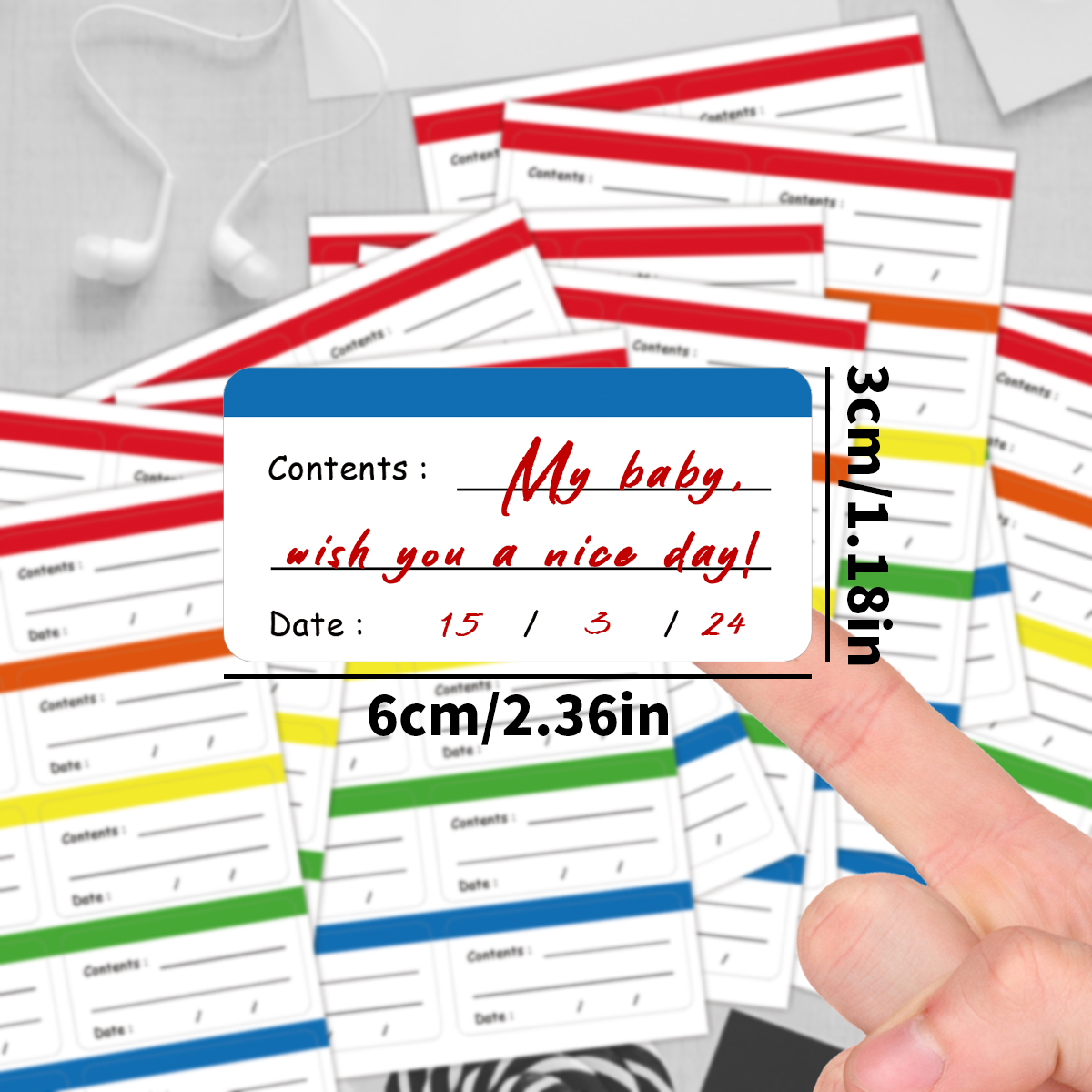 10 Sheets/Pack Freezer Labels  - Food Storage Labels avis et prix