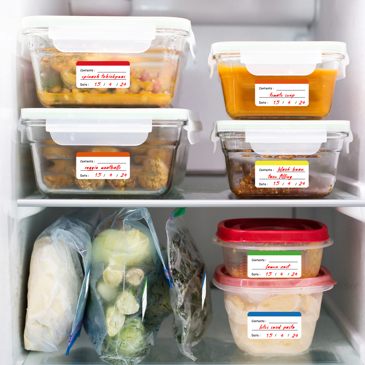 10 Sheets/Pack Freezer Labels  - Food Storage Labels avis et prix