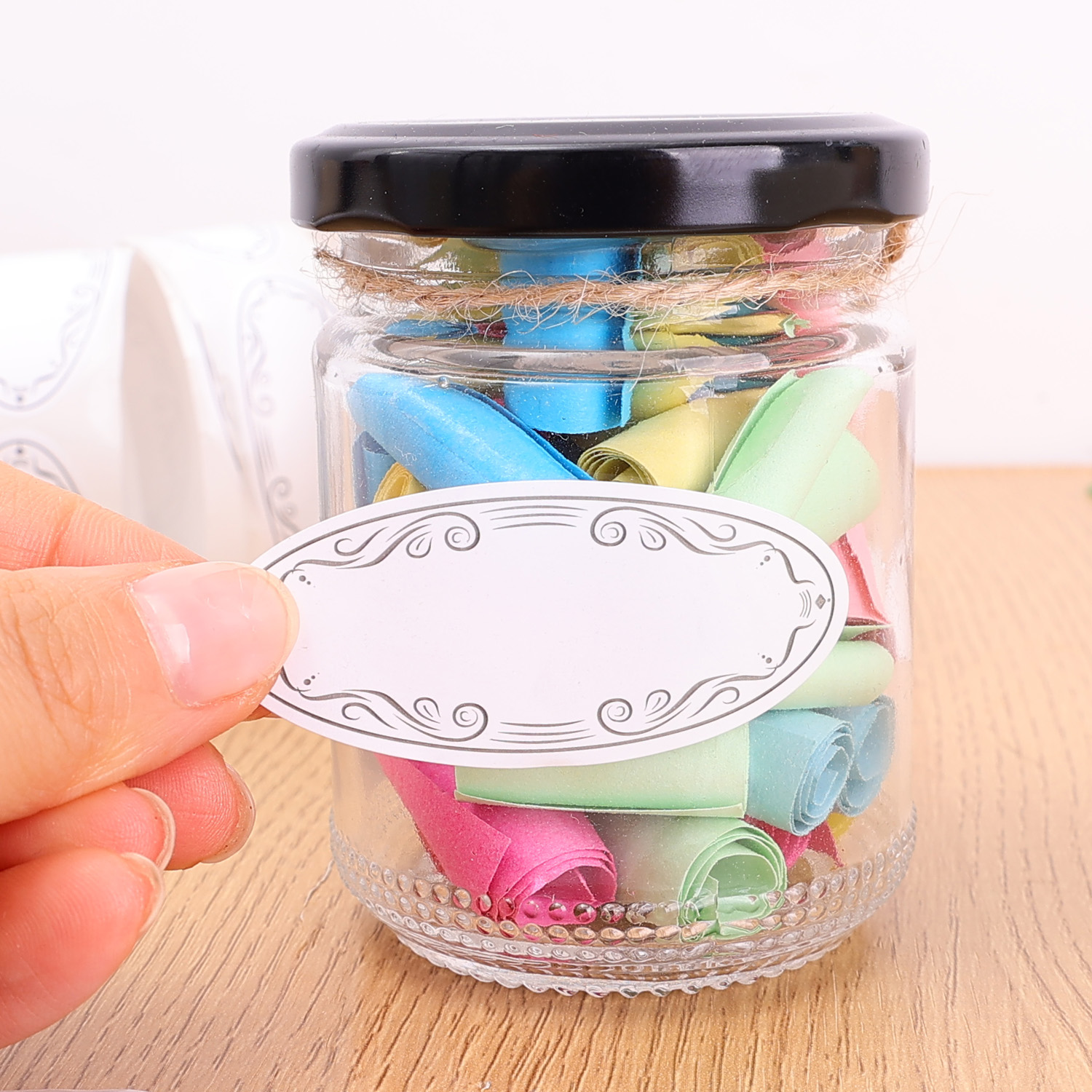 Oval Labels Blank Stickers Foo - Food Storage In Restaurant avis et prix