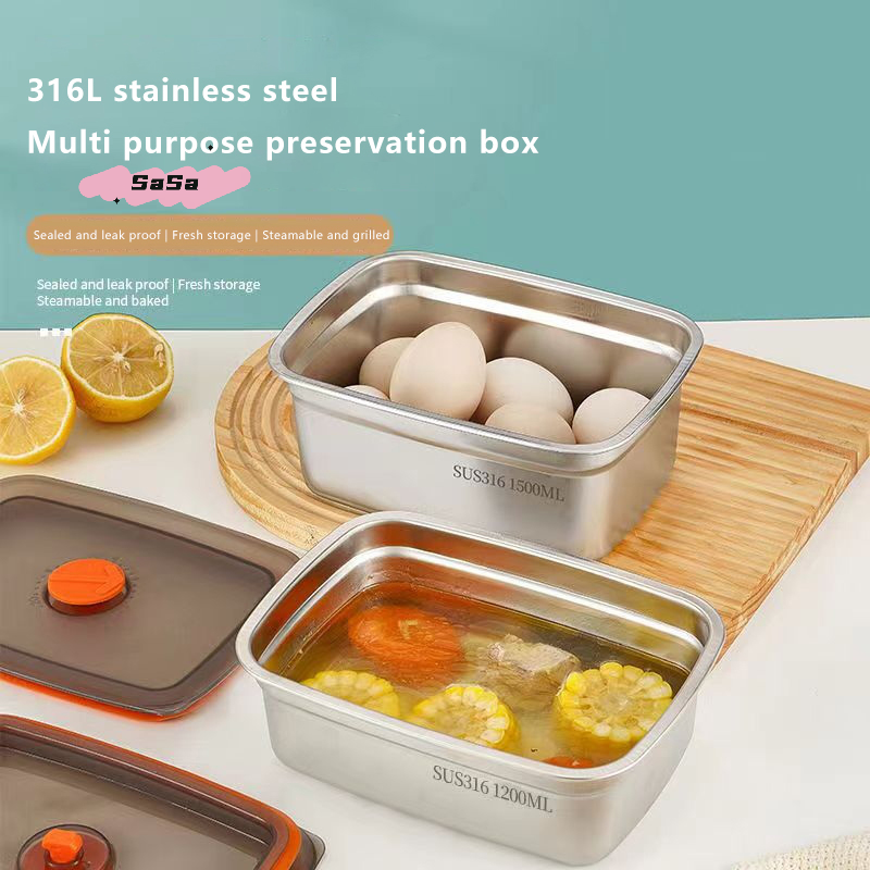 316 Stainless Steel Leak-proof - Food Storage Bowls avis et prix