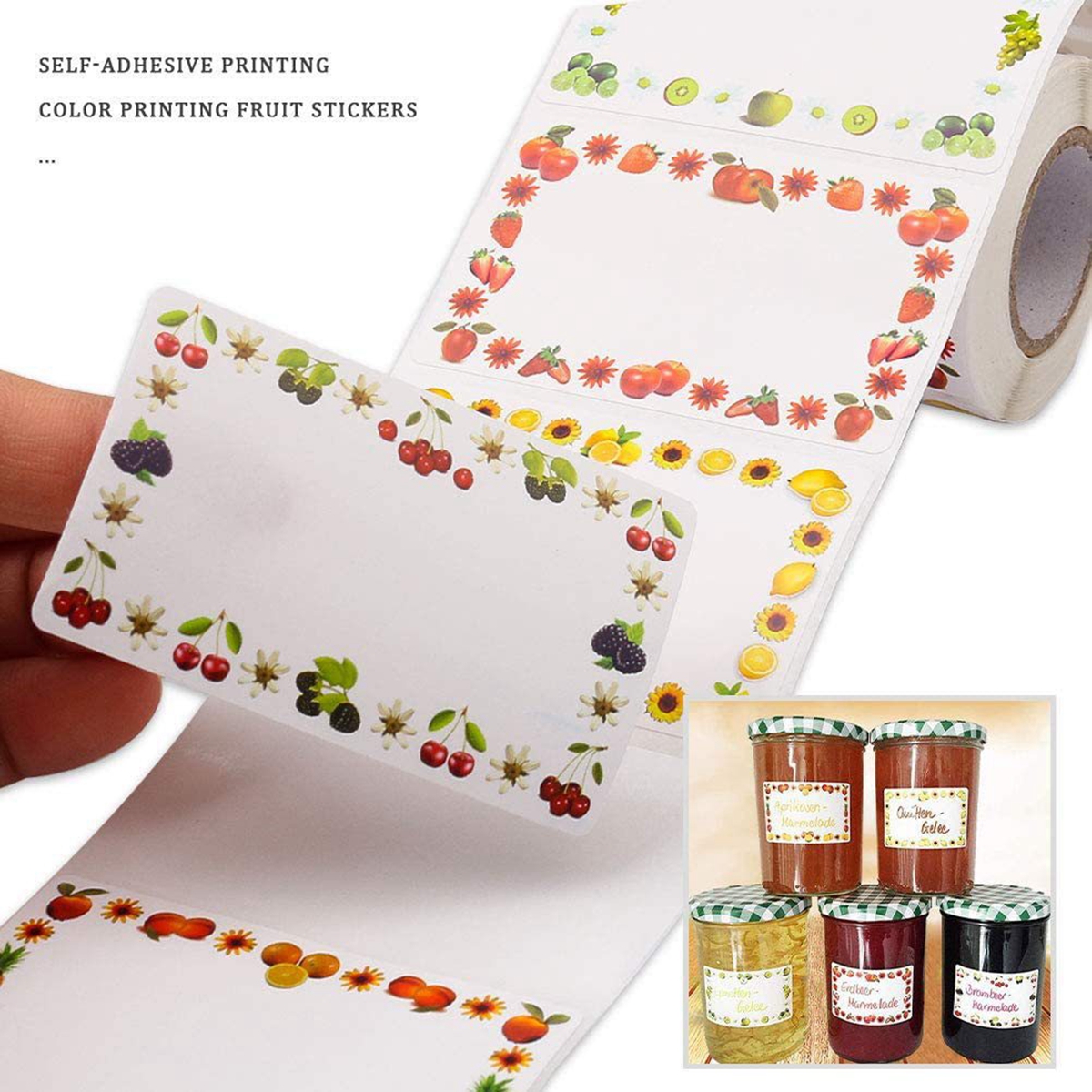 250Pcs Rectangle Canning Label - Food Storage In Restaurant avis et prix