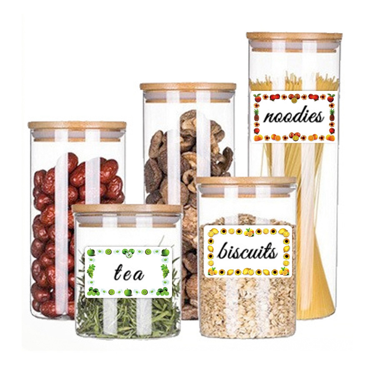 250Pcs Rectangle Canning Label - Food Storage In Restaurant avis et prix
