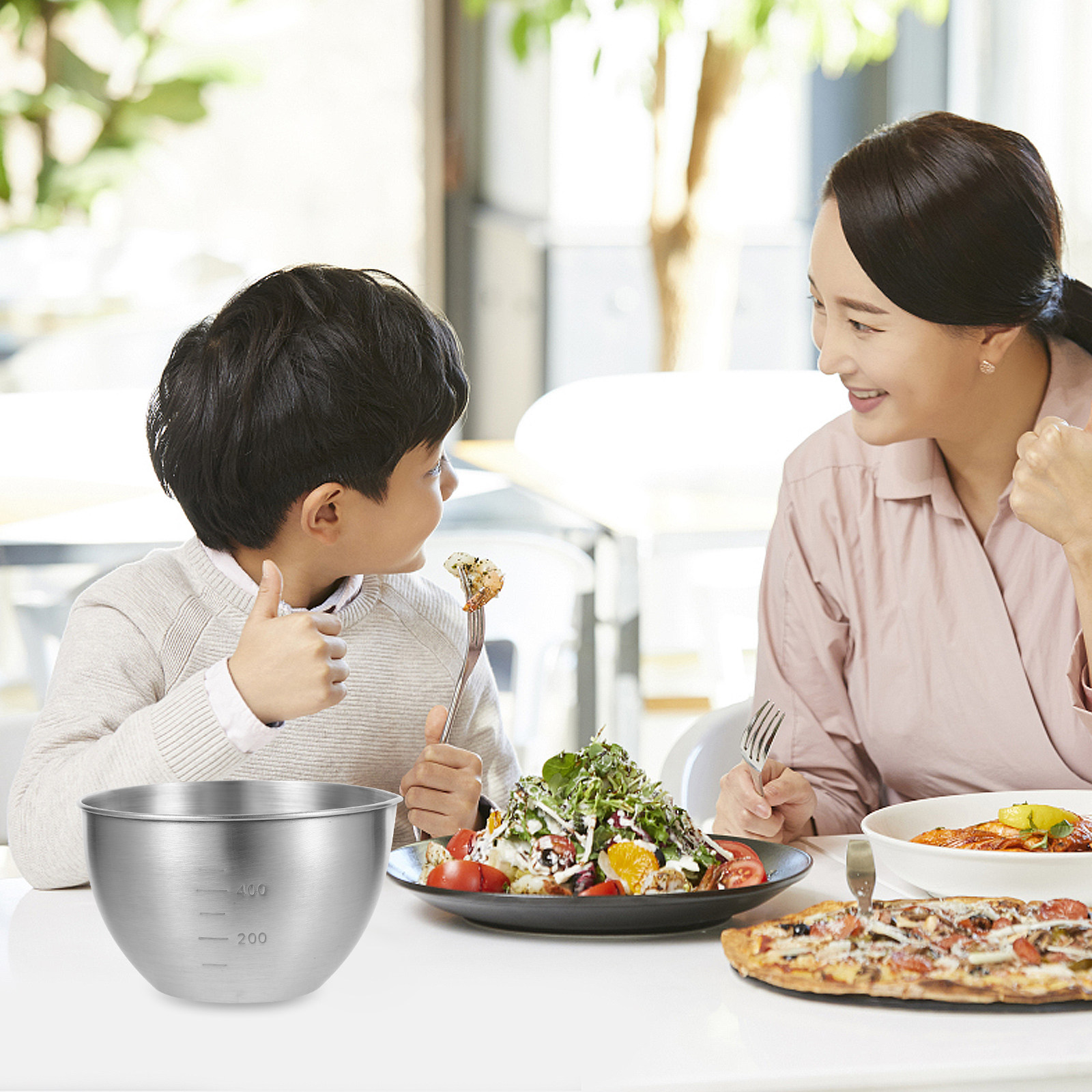 1pc Stainless Steel Mixing Bow - Food Storage Bowls avis et prix