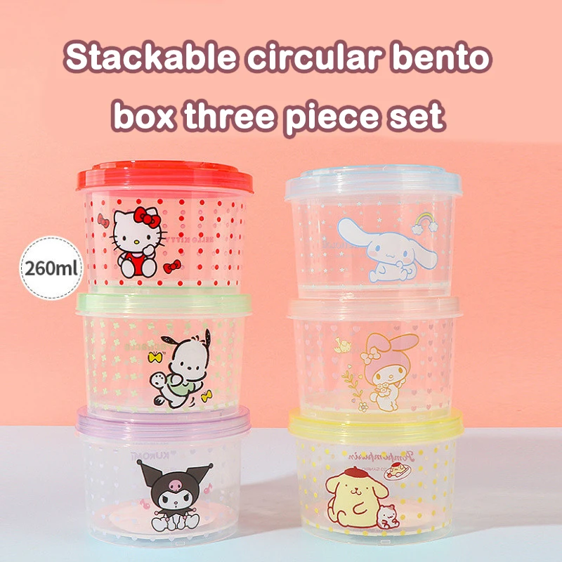 Kitty Bento Box Set 3 Pieces C - Food Storage With Colander avis et prix